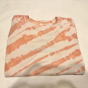 Aerie Peach Tie-Dye Sweatshirt